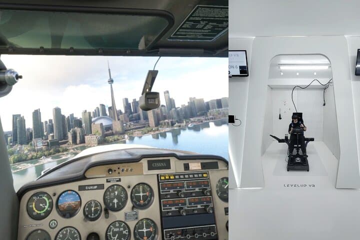 Toronto VR Flight Simulator Experience — Hands-On Flight Training in Downtown Toronto