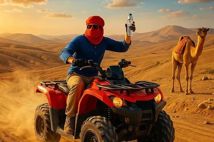 Agafay Desert Quad Bike, Camel Ride & Berber Dinner from Marrakech