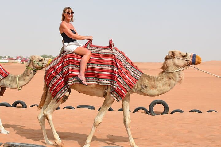 Dubai Red Dune Morning Safari with Camel Ride & Sandboarding photo 3