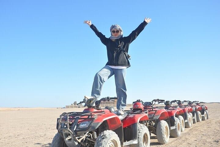 Hurghada Desert ATV & Dune Buggy Safari with Traditional Bedouin Dinner photo 4