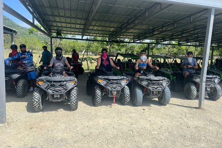 ATV & Damajagua Waterfalls Combo Tour from Puerto Plata: Mud, Slides & Beach photo 2