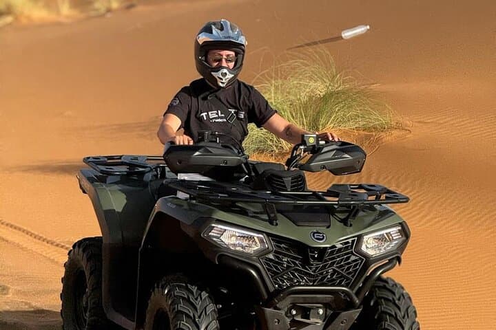 One-Hour Merzouga Quad Bike Ride Across Erg Chebbi Dunes photo 2