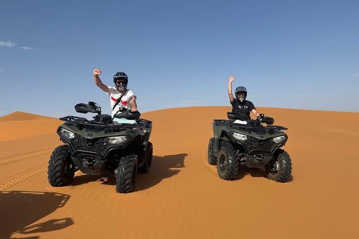Quad Biking Across Merzouga Dunes: 1-Hour Sahara Adventure