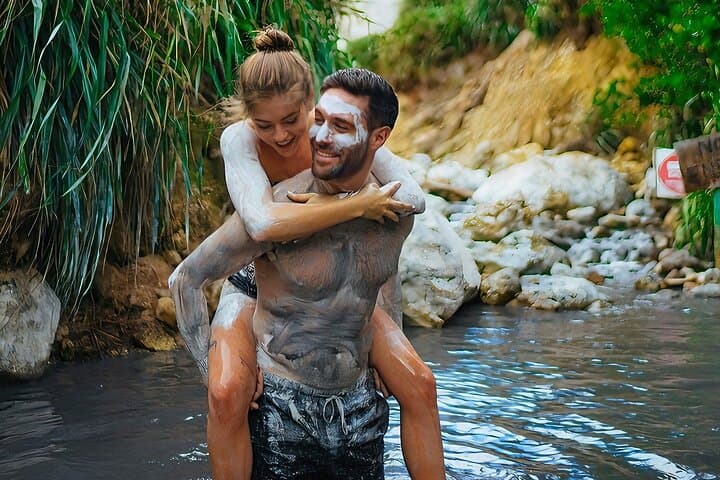 Private Mud Bath & Toraille Waterfall Tour in St. Lucia — Soufrière Volcano Experience