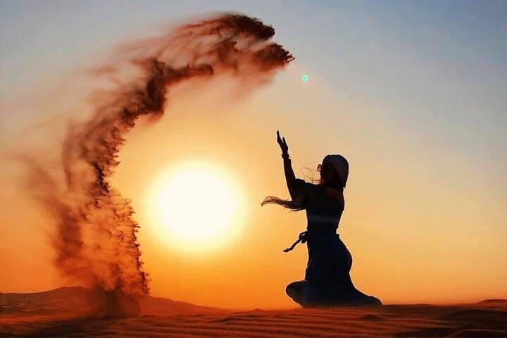 Doha Desert Safari: Sunrise & Sunset Sandboarding and Camel Ride to Khor Al Adaid photo 2