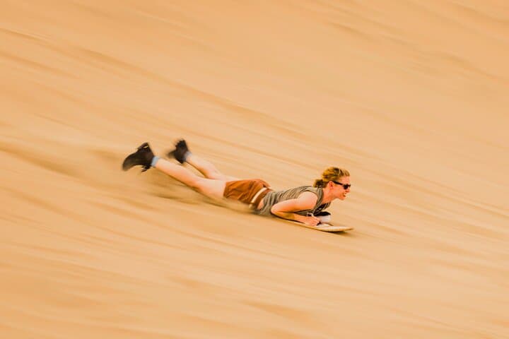 Private Abu Dhabi Morning Desert Safari: Camels, Sandboarding & Dune Bashing photo 4