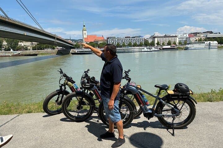 Bratislava WWII Bunker & Iron Curtain E-Bike Tour along the Danube