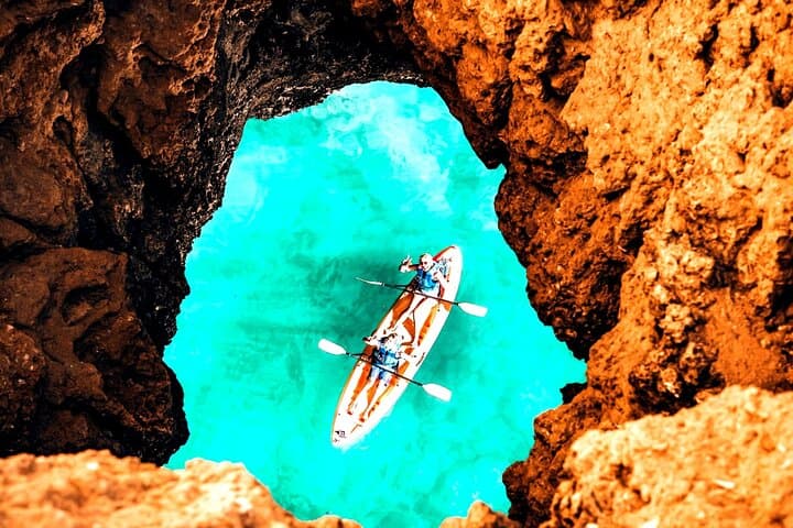 Albufeira Kayak Cave Tour: Explore Hidden Beaches & Cliff Caves