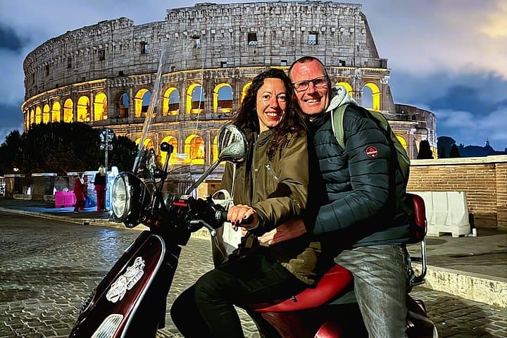 Rome by Night Vespa Ride: Glide Past the Colosseum, Pantheon & Trevi photo 1
