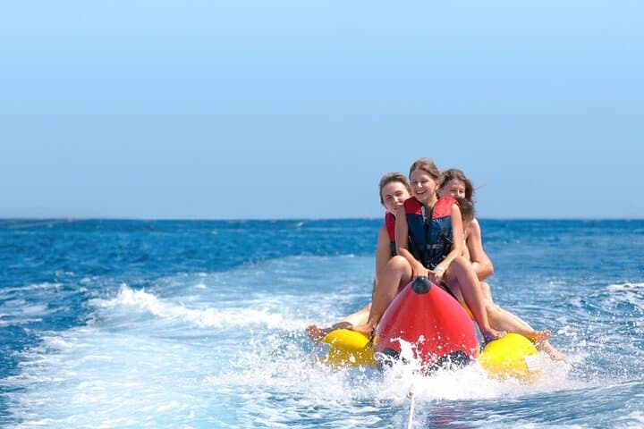 High-Speed Banana Boat Ride at Playa del Palo — Malaga Coastal Thrill photo 1