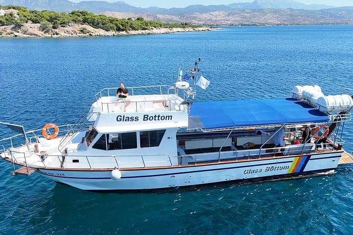 Sail the Corinth Canal: Glass-Bottom Saronic Gulf Cruise, Swim & Buffet photo 4