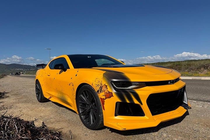 Camaro ZL1 Coastal Drive: Cabo da Roca & Guincho Beach Manual Driving Experience