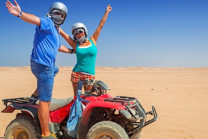 Sinai Desert Quad Biking & Bedouin Dinner: Evening ATV Tour from Sharm El-Sheikh photo 3