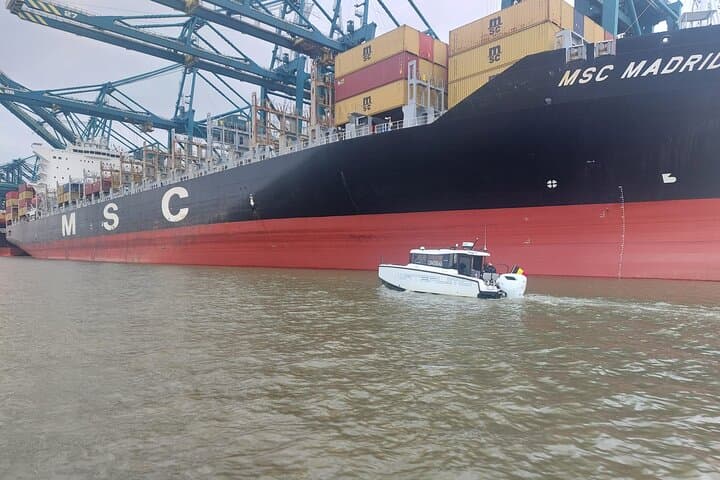 Antwerp Mega Ship Speedboat Tour — Up Close at Deurganckdok & Kieldrecht Lock photo 2
