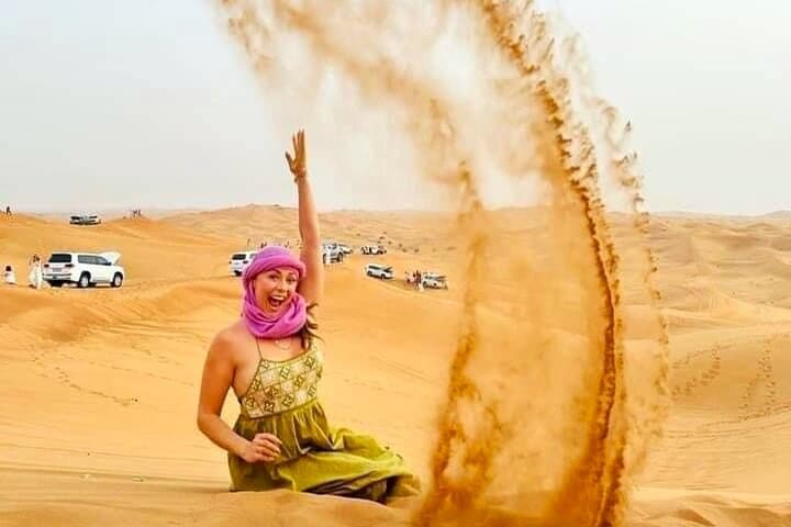 Dubai Desert Safari: Dune Bashing, Camel Ride & BBQ Camp Experience photo 2