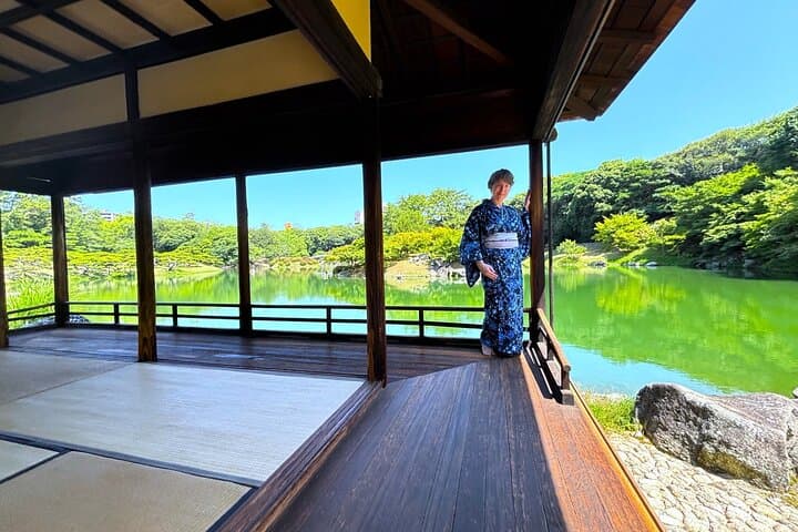 Kimono Experience in Ritsurin Garden: Stroll Takamatsu’s Michelin Three‑Star Park photo 4
