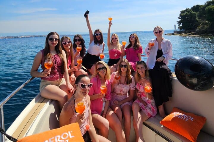 Zadar Speedboat Snorkel: Aperol Spritz, Ošljak & Galevac Island Stops photo 4