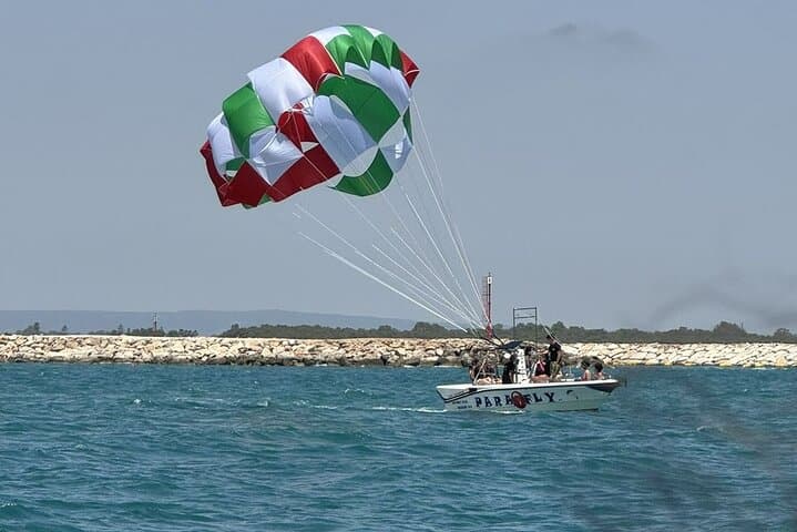 Parasailing Over Marina di Pisticci: Soar Above Clear Ionian Waters