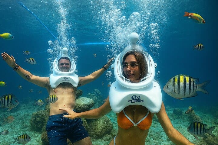 SeaTrek Helmet Diving in Cabo San Lucas — Walk Underwater with No Experience