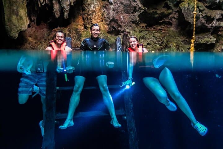 Private Cave and Open Cenote Tour with Lunch in Riviera Maya photo 3