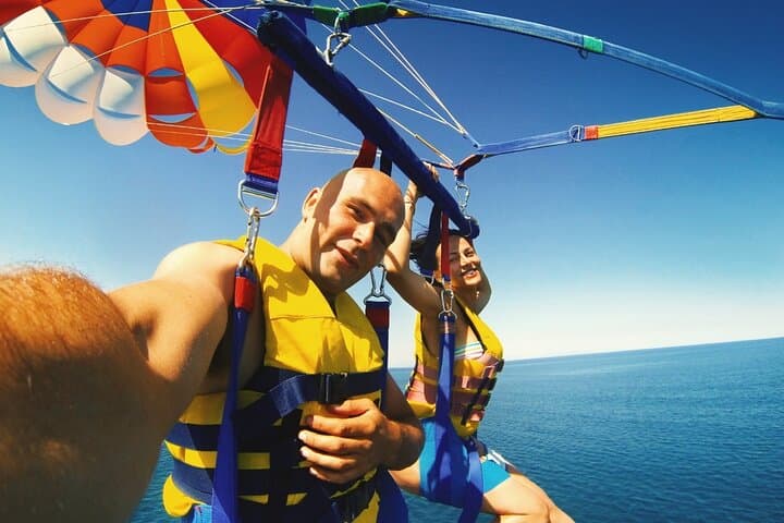 Soar Over Tanjung Benoa and Catch a Sunset Kecak at Melasti Beach photo 3