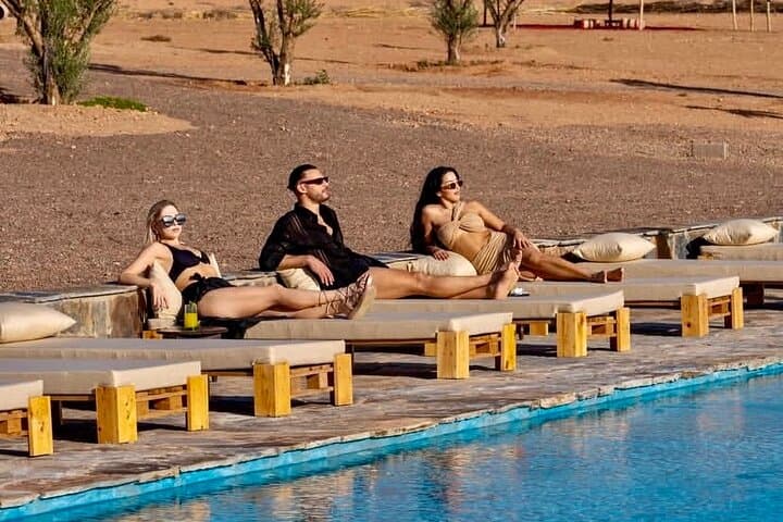 Agafay Desert Sunset Quad & Camel Ride with Dinner and Live Show from Marrakech photo 3