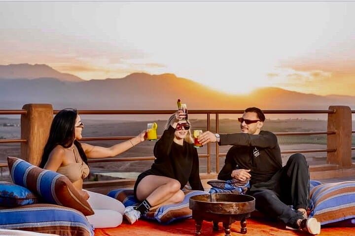 Agafay Desert Sunset Quad & Camel Ride with Dinner and Live Show from Marrakech photo 4