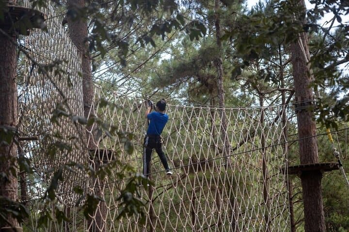 Datanla High Rope Course: Zipline, Cliff Jump & Pine-Forest Adventure Near Da Lat photo 4