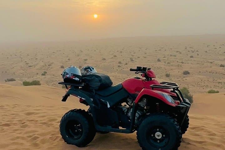 Dubai Sunrise Red Dunes Quad Bike Safari in Lahbab Desert photo 4