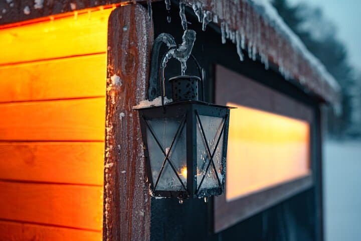 Sauna on Ice in Rovaniemi: Wood-Fired Arctic Sauna & Ice River Dip photo 6