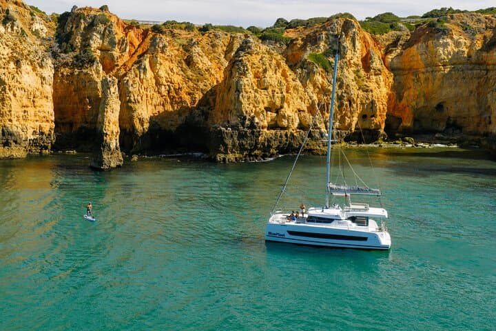 Private Catamaran Cruise to Ponta da Piedade — Full-Day Lagos, Algarve