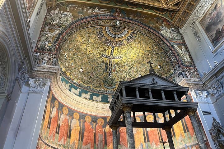 Private Golf Cart Tour of Underground Rome — San Clemente, Catacombs & Cappuccini Crypt photo 4