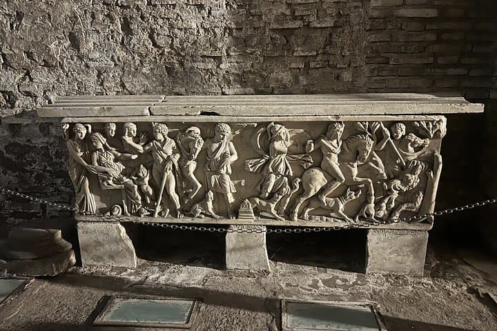 Private Golf Cart Tour of Underground Rome — San Clemente, Catacombs & Cappuccini Crypt