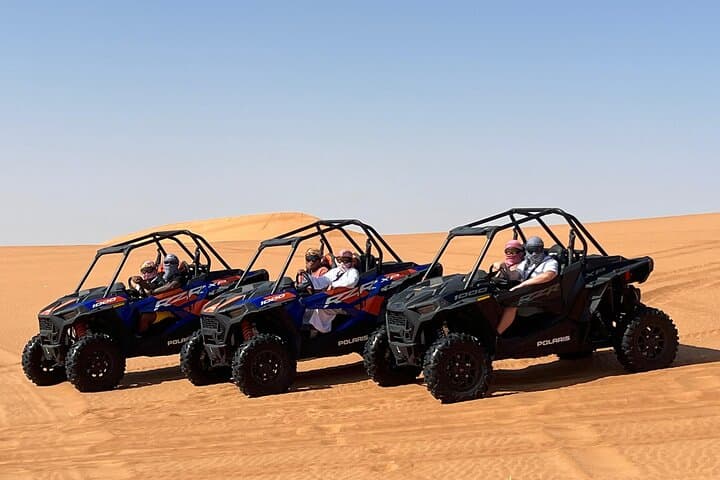 Sunrise Red Dunes Buggy Safari: Sandboarding & Camel Ride in Lahbab Desert photo 2