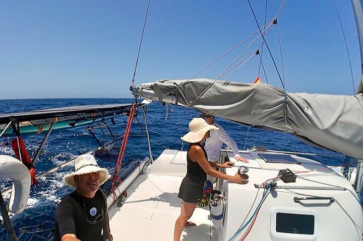 Solar-Powered Catamaran Eco Tour — Snorkel, Paddle & Paella off Gran Canaria photo 2