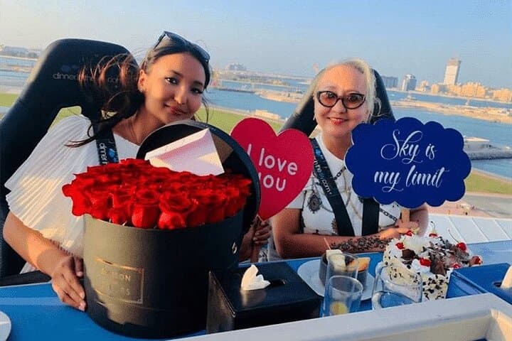 Dinner in the Sky Dubai: 50m Aerial Fine-Dining Experience with Transfers photo 5