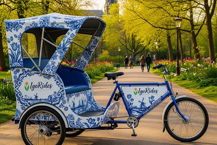Delft Blue Rickshaw Tours — Eco-Friendly Amsterdam Canal & City Ride
