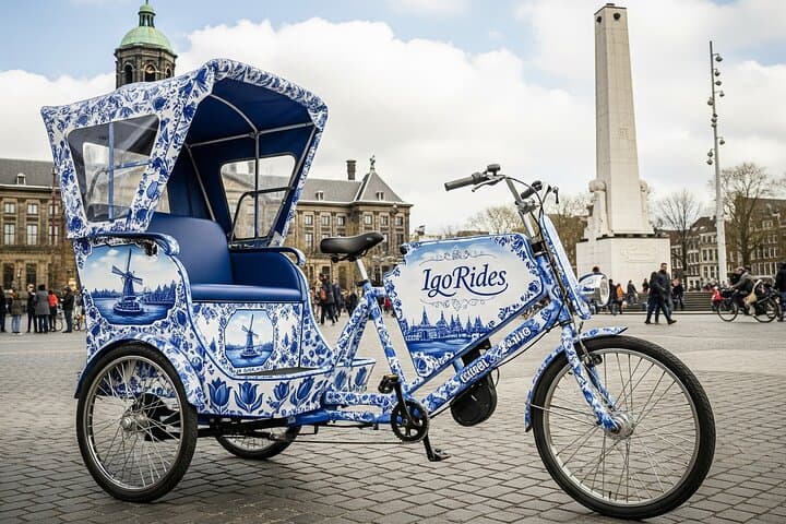 Delft Blue Rickshaw Tours — Eco-Friendly Amsterdam Canal & City Ride photo 2