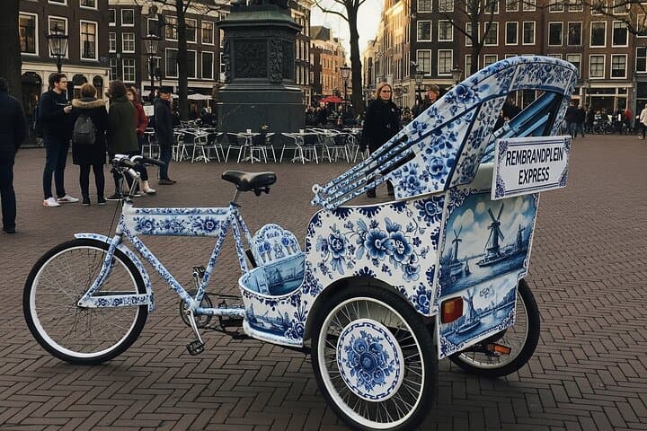 Delft Blue Rickshaw Tours — Eco-Friendly Amsterdam Canal & City Ride photo 3