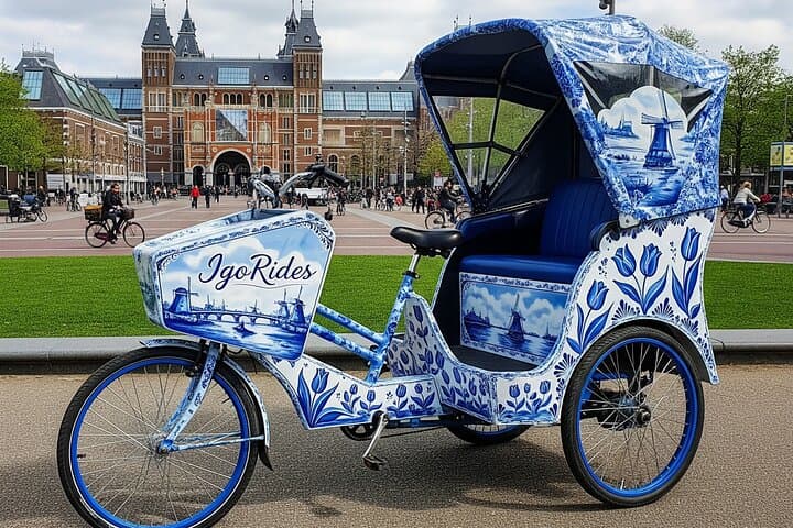 Delft Blue Rickshaw Tours — Eco-Friendly Amsterdam Canal & City Ride photo 4