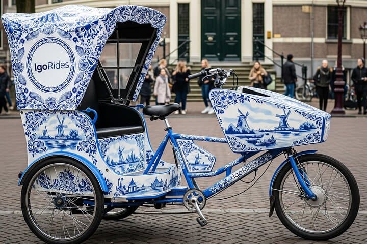 Delft Blue Rickshaw Tours — Eco-Friendly Amsterdam Canal & City Ride photo 5