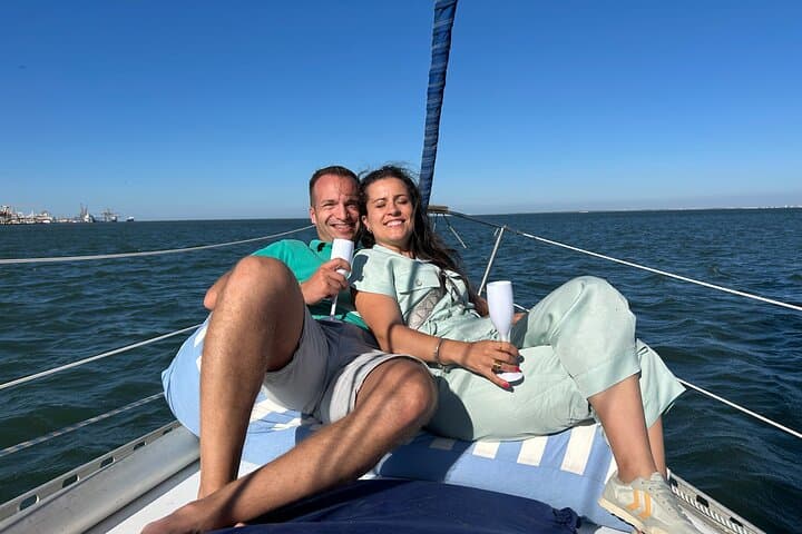 Private Sunset Sailing on the Tagus: Romantic Lisbon Boat Tour for Two