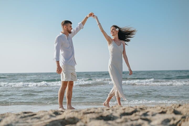 Private Photoshoot in Anisaras, Crete — Professional Beach & Old-Town Portraits