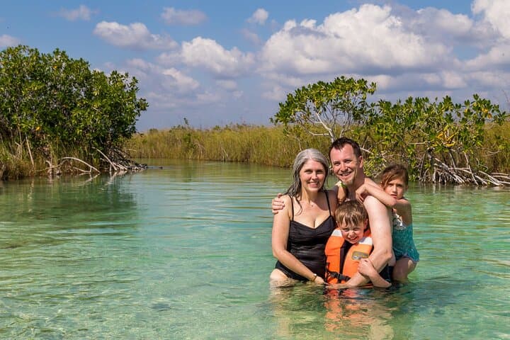 Private Boat Tour Through Sian Ka'an Mayan Canals & Tulum Tacos photo 2