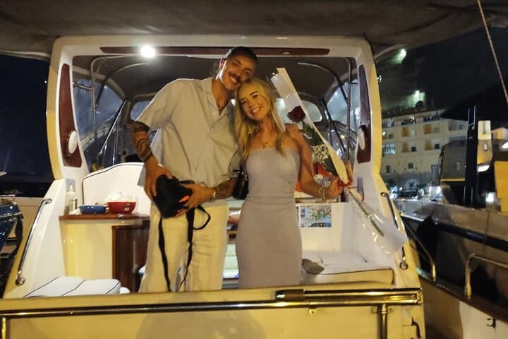 Candlelit Dinner on a Private Sorrento Boat — Romantic Evening in Port