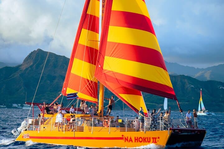 Honolulu Sunset Sail from Kewalo Harbor — 90-Minute Catamaran Cruise with Drinks photo 6