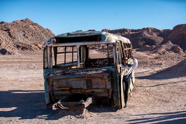 Sunset at Vallecito Salt Range: Magic Bus & Moonlike Landscapes near San Pedro de Atacama photo 3