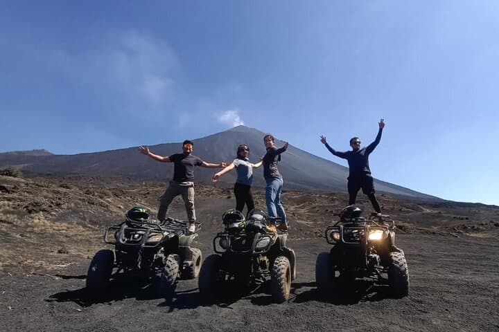 ATV Adventure Across Pacaya Volcano Lava Fields from Antigua