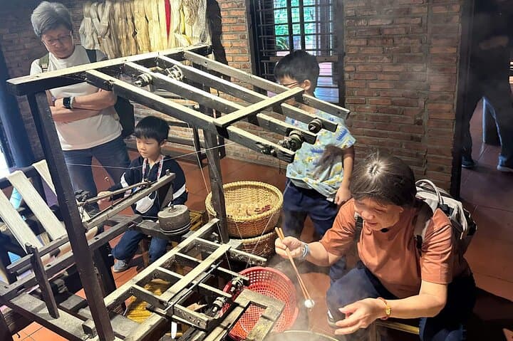 Hoi An Silk Farming & Cham Weaving Experience: Hands-On Sericulture & Cham Weaving Tour photo 6