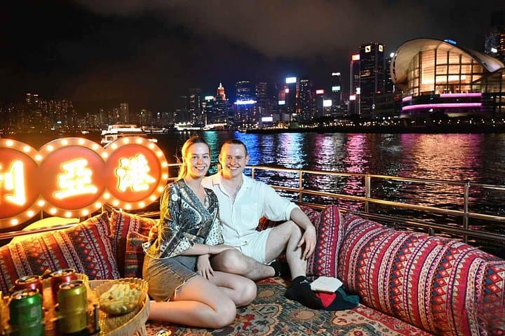 Victoria Harbour Yacht Night Cruise on DREAMER — Evening Harbour Lights & Photos photo 1
